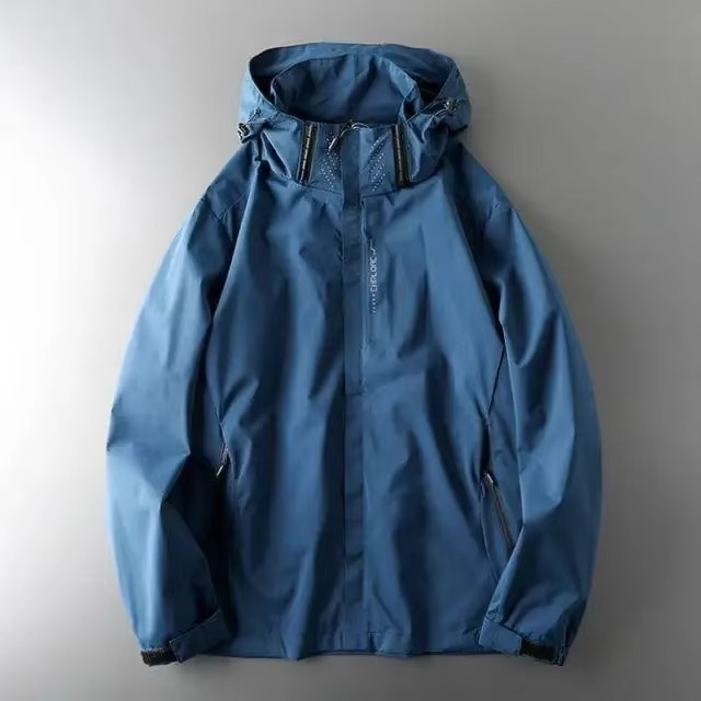 TrendAura Men's Lightweight Waterproof Windbreaker Jacket for Outdoor Sports and Activities
