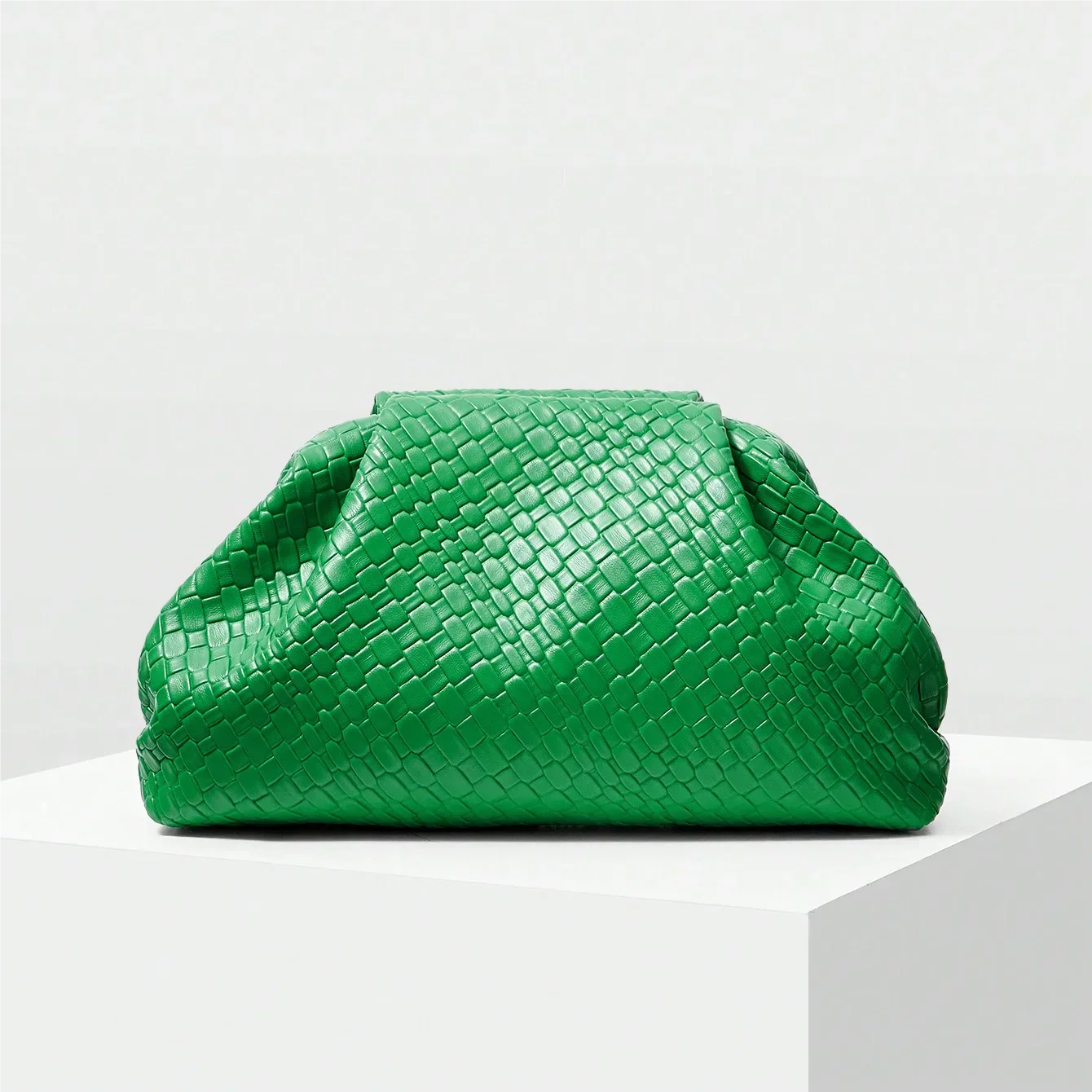 TrendAura Sia Mini Clutch - Embossed Crocodile Print Vegan Leather In Vibrant Colors