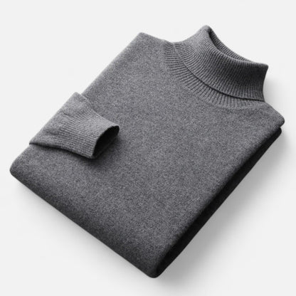 Ancient World | Men's Turtleneck Sweater in Wool – Timeless Design, Refined Warmth