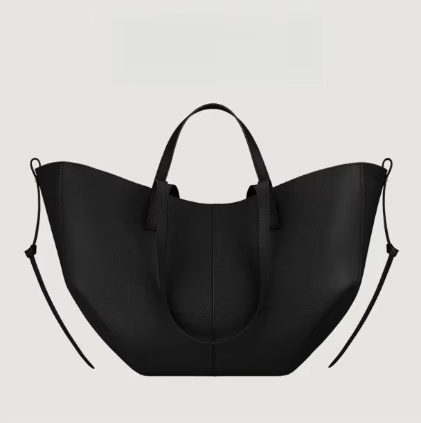 TrendAura Women's Leather Tote Bag With Winged Design And Large Capacity - Elegant Practical Workday Companion