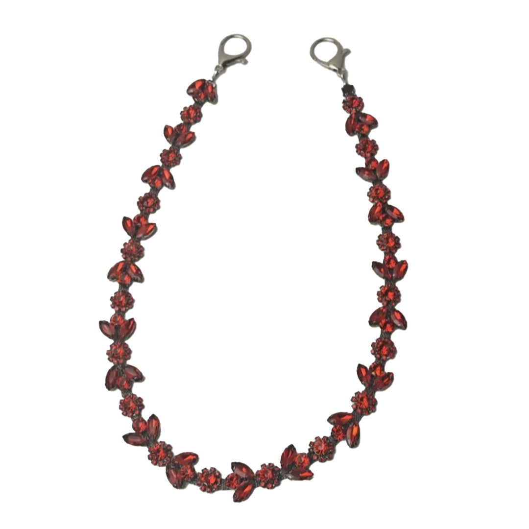 Ruby Red Wallet Chain - TrendAura