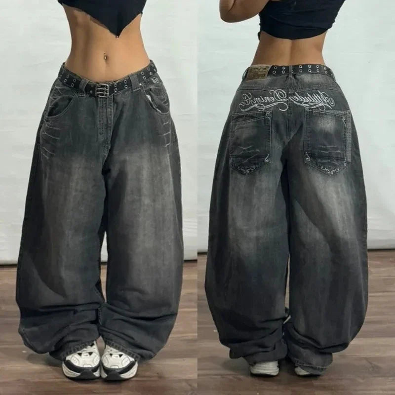 Women’s Winter Baggy Pants | High Waist Wide-leg