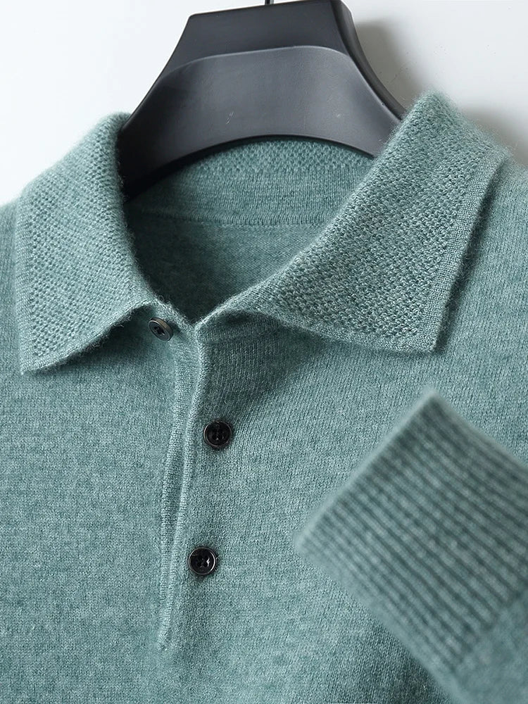 Cambridge 100% Merino Wool Polo