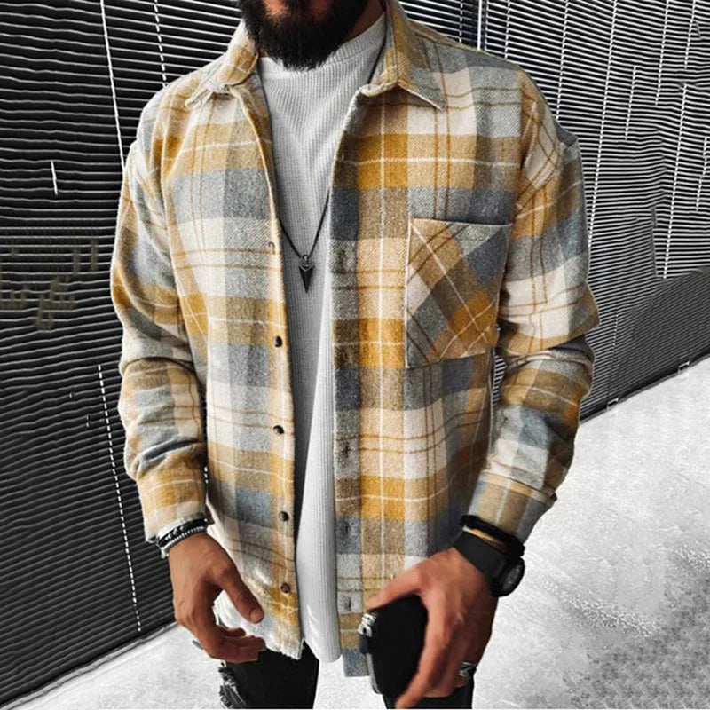 Edison | Winter long-sleeve shirt for men