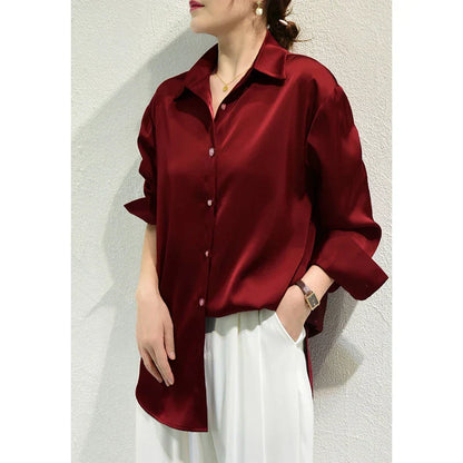 Sanne | Stylish Satin Blouse for Women