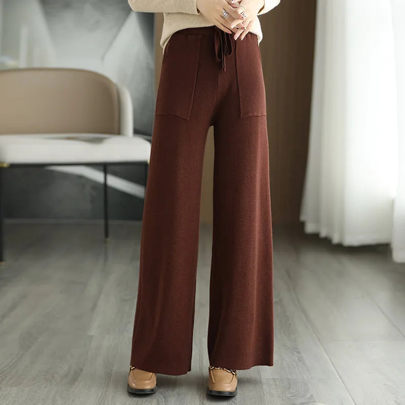 Nadja Merino Wool Office Pants