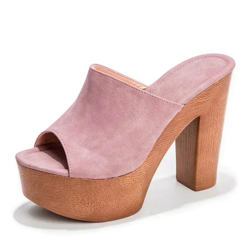 Women's Platform Flat Sandals with Adjustable Straps and Cushioned Footbed