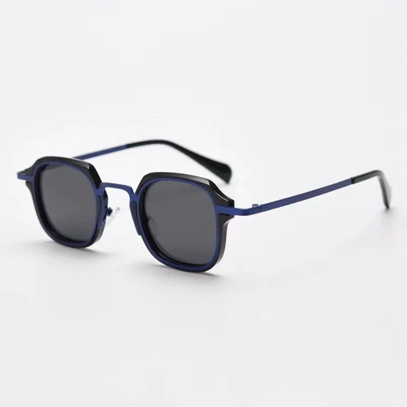 TrendAura Maverick Punk Square Sunglasses Bold Geometric Eyewear For Men And Women UV Protection