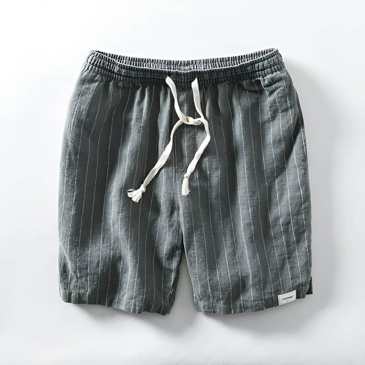 Barcelona Cotton Linen Shorts for Men Breathable Summer Wear with Adjustable Drawstring Waist