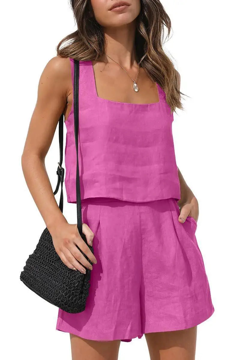 Beatrix | Elegant Summer Set for Women Made of Breathable Linen