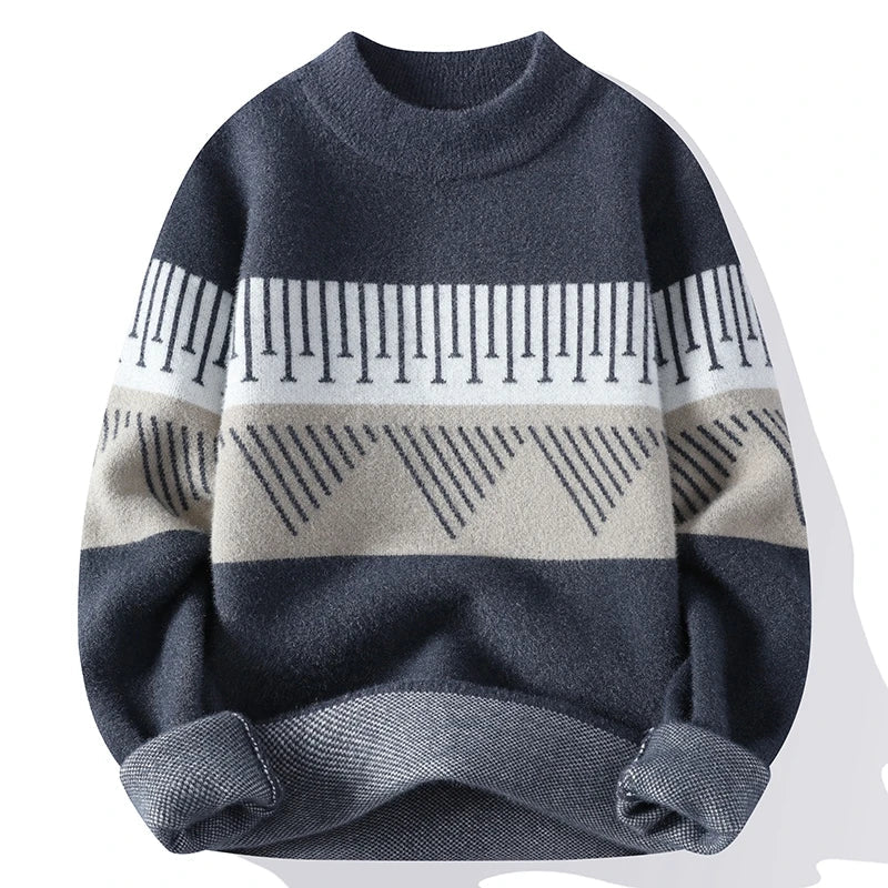 Jony Men's Luxury Pullover Sweater for Modern Gentlemen With Ultra Soft Comfort and All Day Warmth