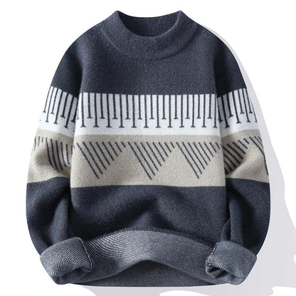 Jony Men's Luxury Pullover Sweater for Modern Gentlemen With Ultra Soft Comfort and All Day Warmth