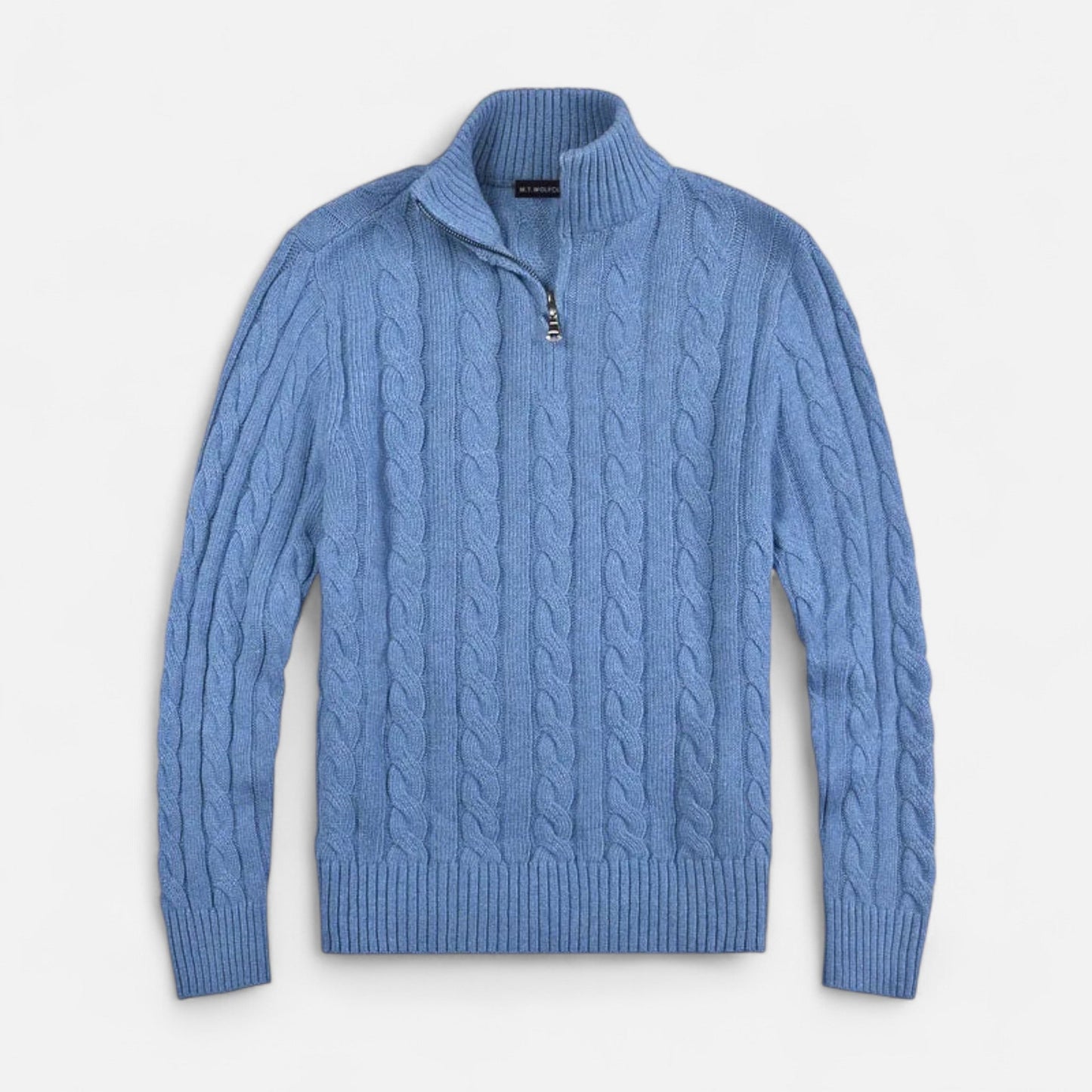 TrendAura | Men’s Merino Half Zip Sweater
