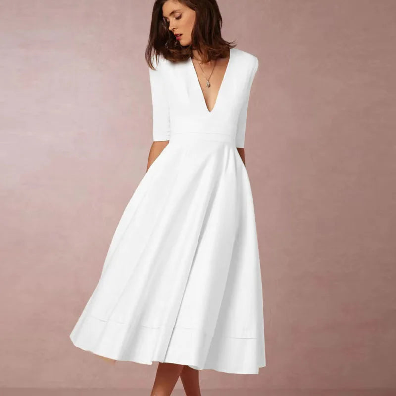 Carla | Elegant Midi Dress