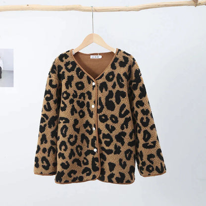 Beatrix | Women's Cardigan with Leopard Pattern