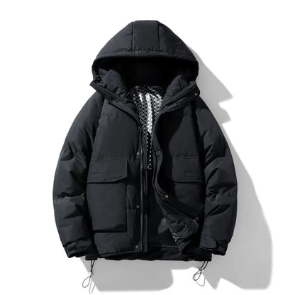 Jacky Waterproof Winter Jacket For Men With Hood All Weather Warmth And Windproof Protection