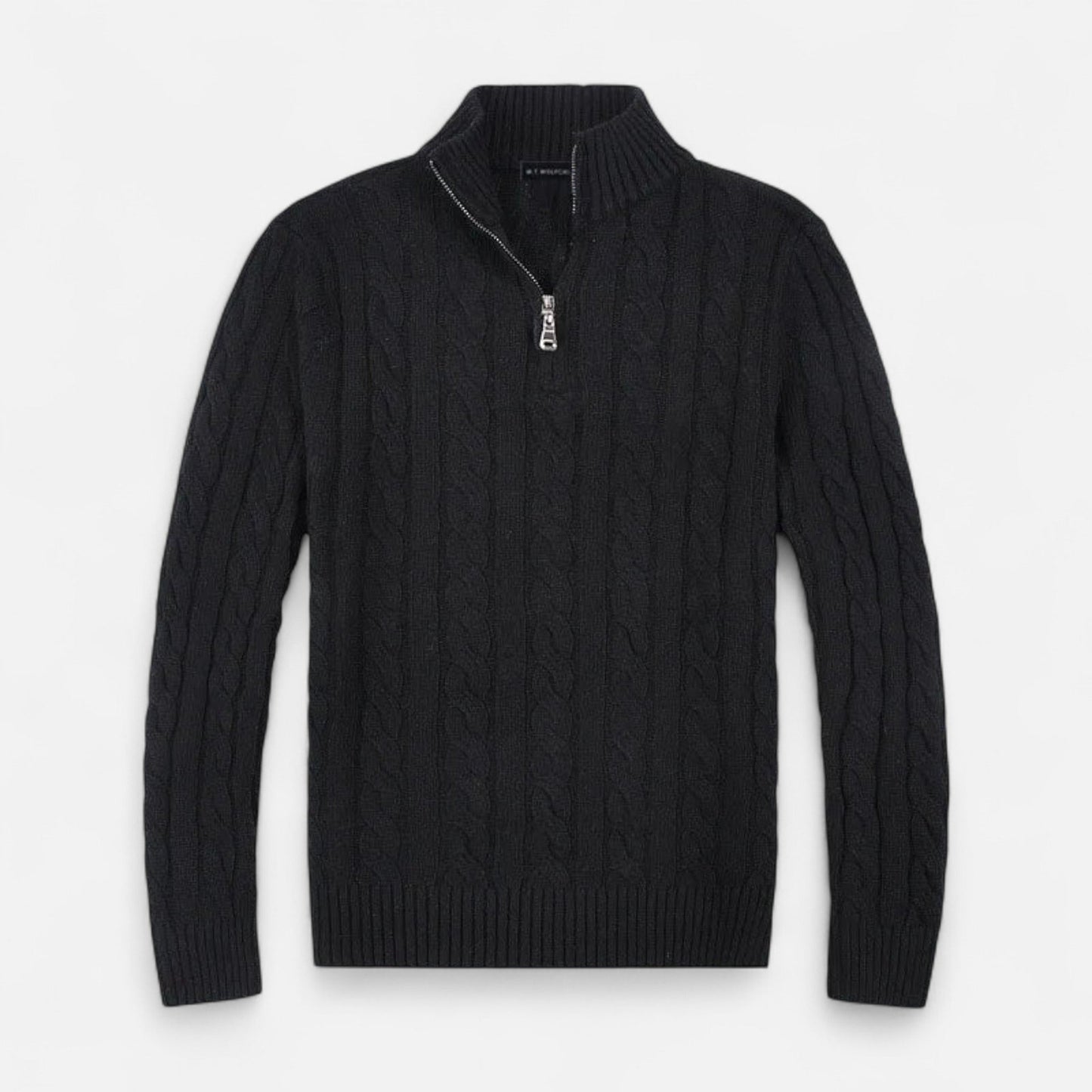 TrendAura | Men’s Merino Half Zip Sweater