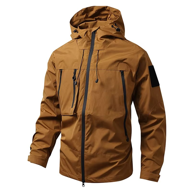 Unisex Waterproof Windbreaker Jacket For Hiking Camping And All Weather Outdoor Adventures TrendAura