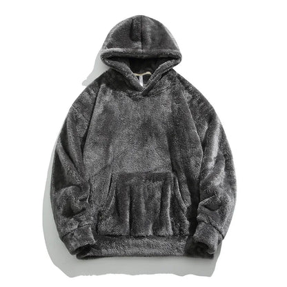 TrendAura Calder Mens Oversized Fleece Hoodie Soft Interior Relaxed Fit Drawstring Hood