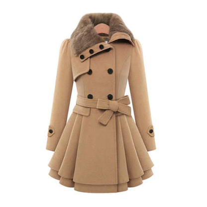 Emily - Women's slim fit trench coat | Elegant overcoat