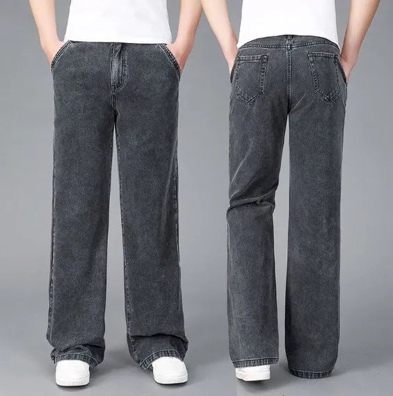 Mens Flared Boot Cut Jeans With Relaxed Straight Fit For Modern Vintage Style For Everyday Wardrobe