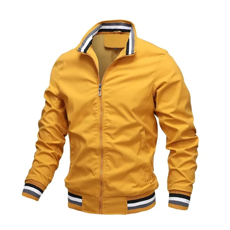 Men's Waterproof Stand Collar Windbreaker Jacket For Autumn And Winter Warmth And Everyday Confidence