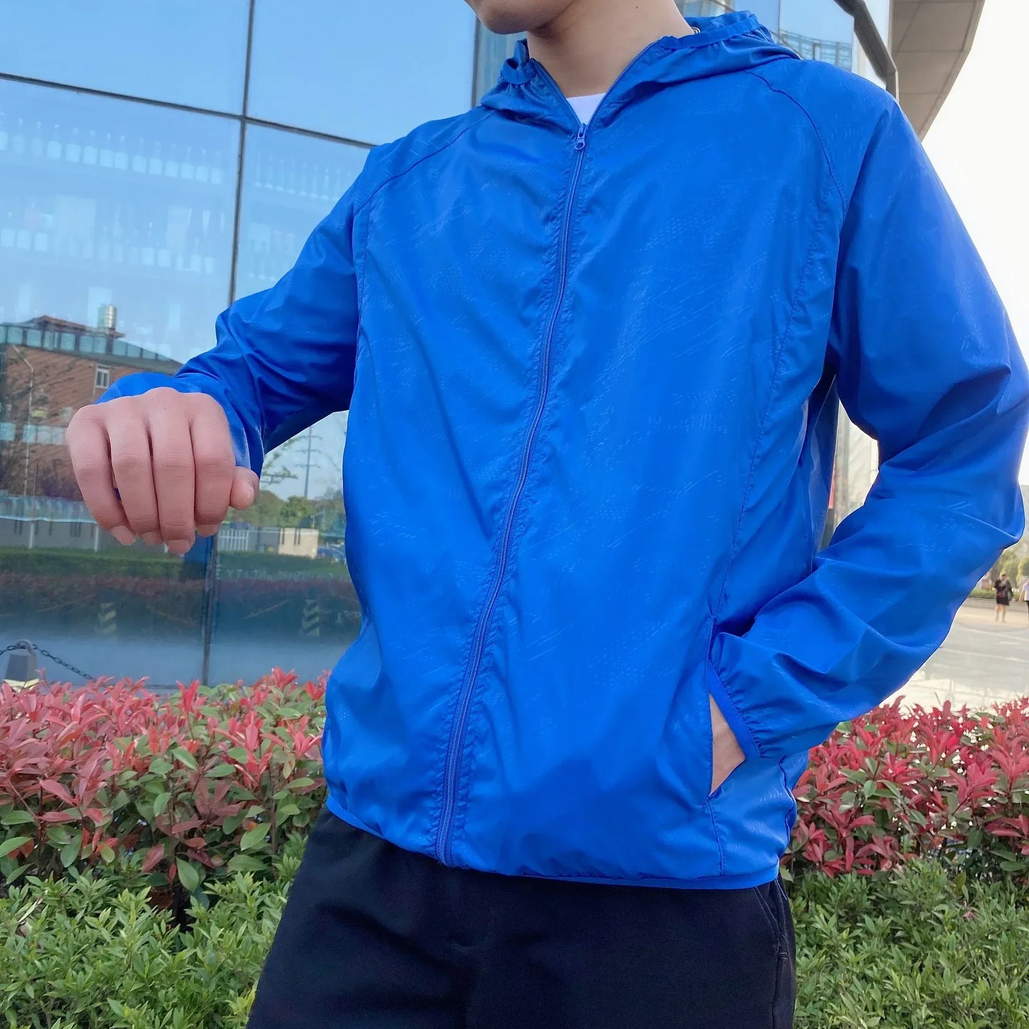 Men's Windbreaker Jacket All-Weather Style For Active Men