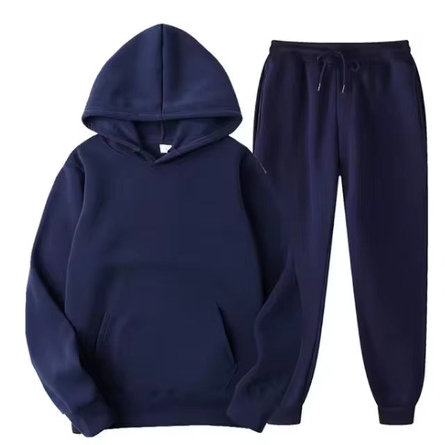 Kelvin Mens Tracksuit Two Piece Hoodie And Pants Set For Training And Leisure Comfort For Active Lifestyles