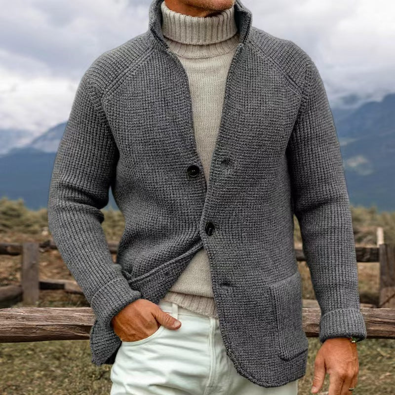 Jett Chunky Knit Cardigan Unisex Warmth And Modern Comfort For Cold Weather Style Icons