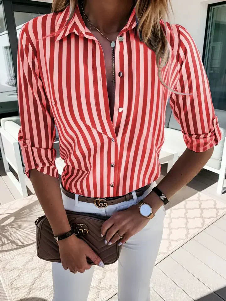 Carina - Maritime striped blouse