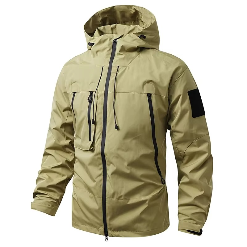 Unisex Waterproof Windbreaker Jacket For Hiking Camping And All Weather Outdoor Adventures TrendAura