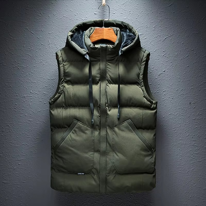 Unisex Personalized Thick Vest Customizable Warm Outerwear for All Seasons TrendAura Apparel