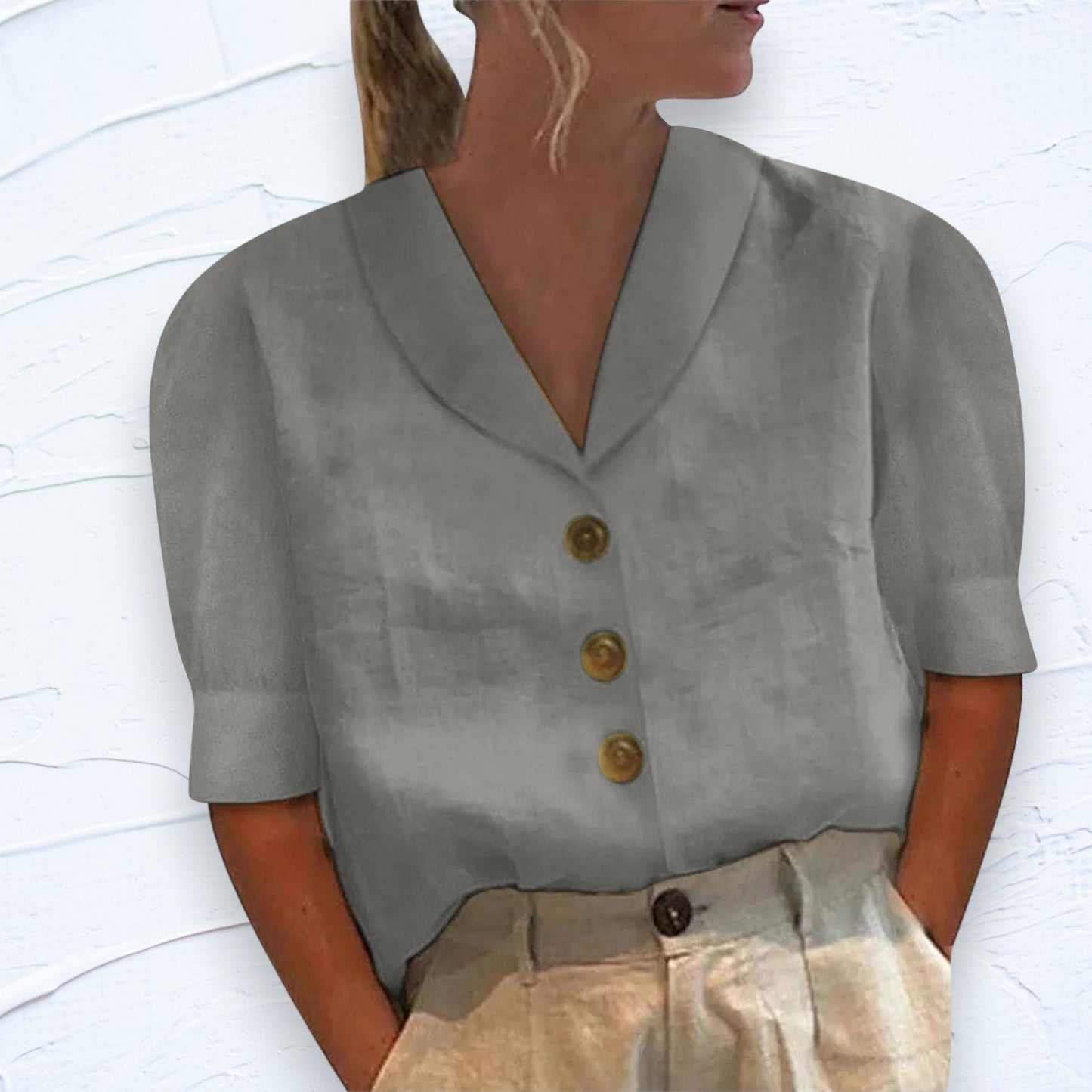 Elegant linen top - Eryn