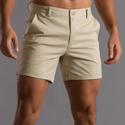 TrendAura Mens 4 Way Stretch Mid Length Shorts With Tailored Fit And Semi Elastic Waistband Durable Stitching