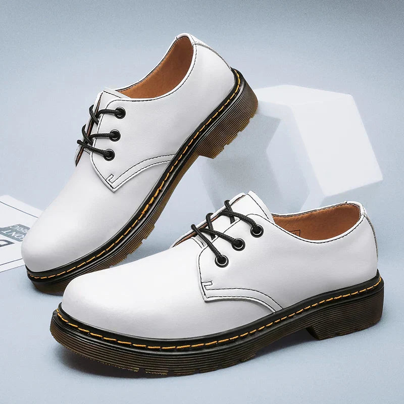 Men's Oxford Shoes Wide Fit Polished Lace Up For Business Professionals Premium Formal Wear