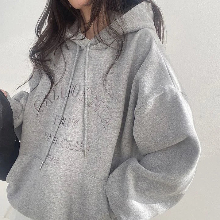 Hygge Women's Oversized Hoodie Cozy Loose Fit Drop Shoulder Sweatshirt For Comfort