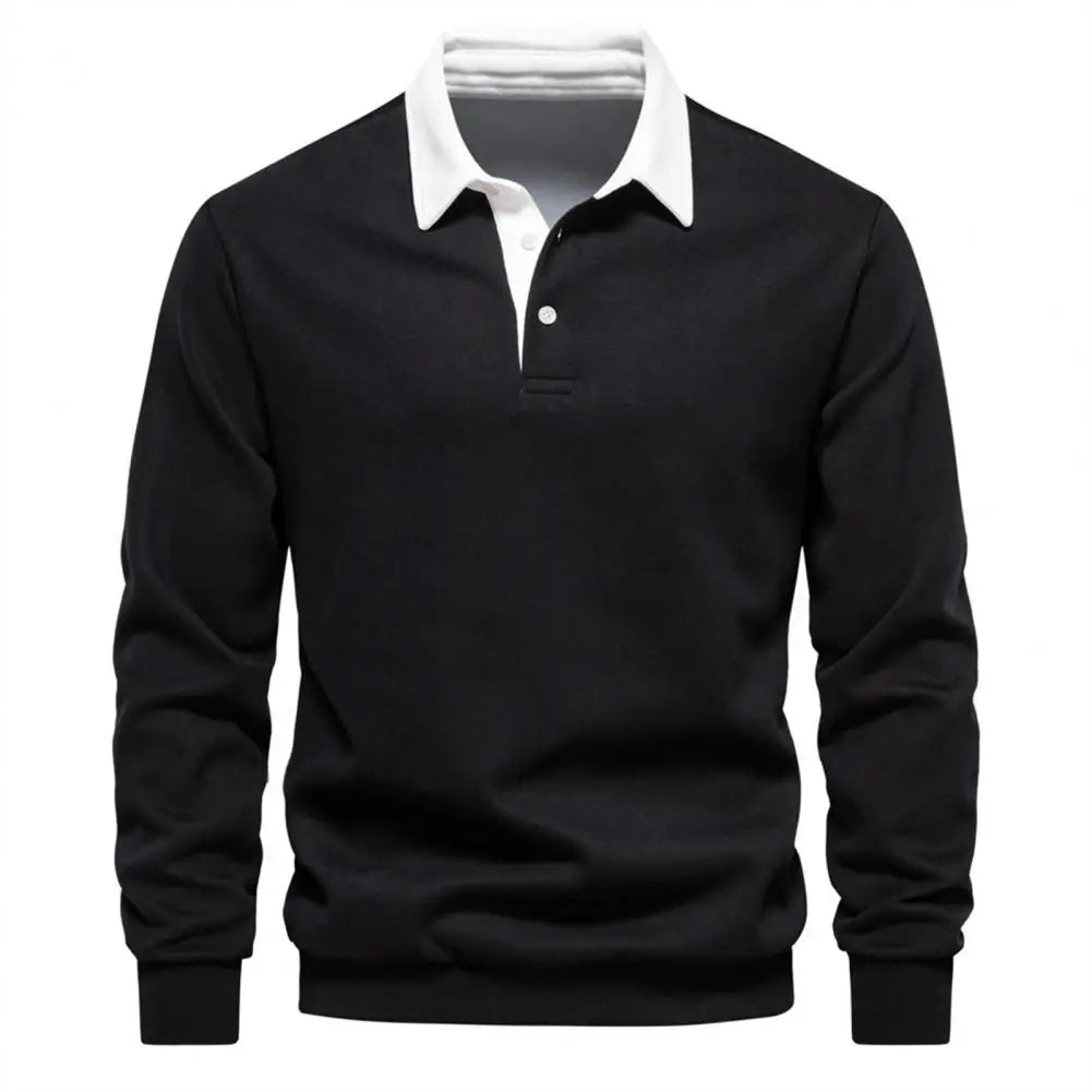 TrendAura - Refined Elegant Polo Pullover