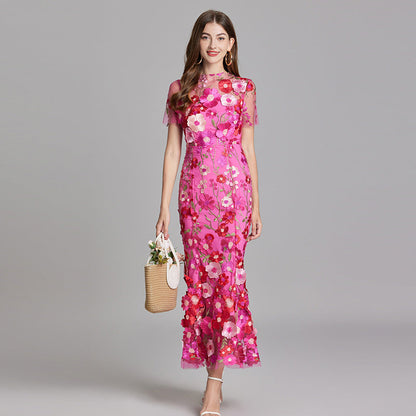 Women’s Floral Lace Dress | Maxi