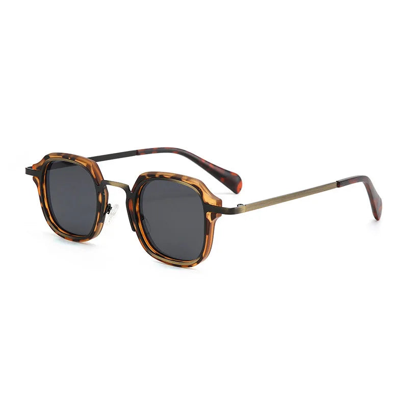 TrendAura Maverick Punk Square Sunglasses Bold Geometric Eyewear For Men And Women UV Protection