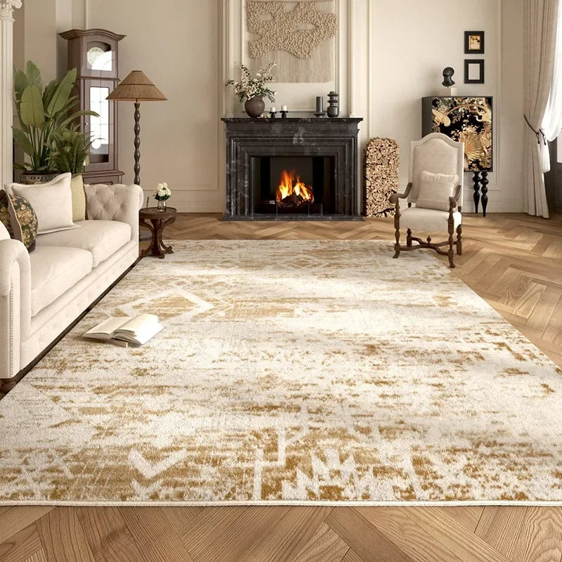 Maillard Living Room Carpet Luxury High-grade Large Area Bedroom Plush Carpet Brown Home Decoration Sofa Floor Mats Ковер 양탄자