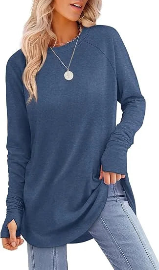 Emma Soft Cotton Tunic For Women Elegant Yet Flowy Breathable Everyday Wear With Versatile Styling
