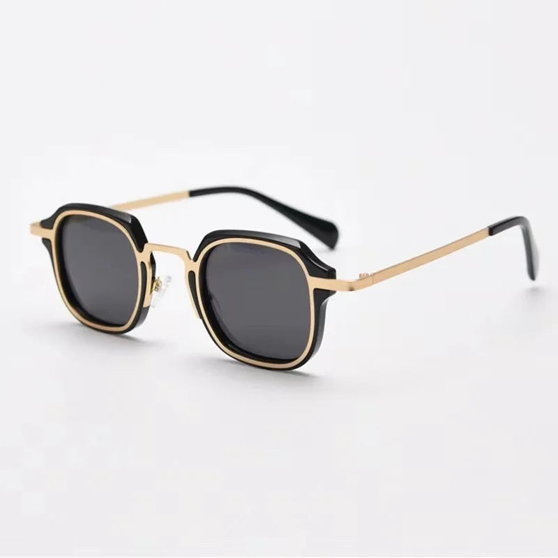 TrendAura Maverick Punk Square Sunglasses Bold Geometric Eyewear For Men And Women UV Protection