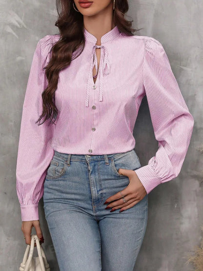 Fleur | Trendy V-neck blouse for women