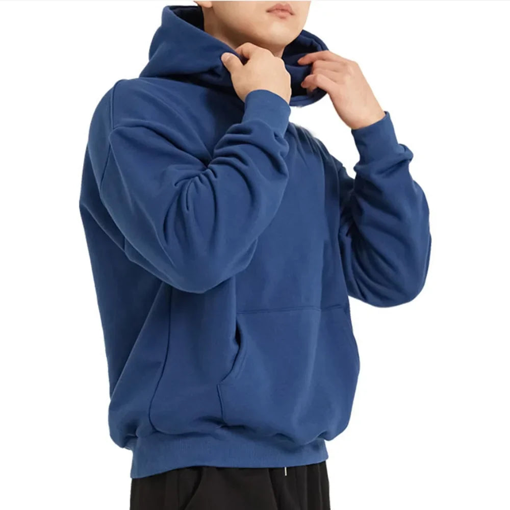 Joseph Men's Casual Loose Hoodie Sweatshirt With Premium Cotton All-Season Comfort