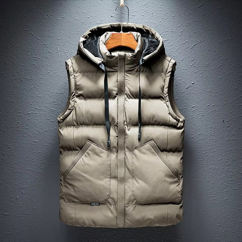 Unisex Personalized Thick Vest Customizable Warm Outerwear for All Seasons TrendAura Apparel