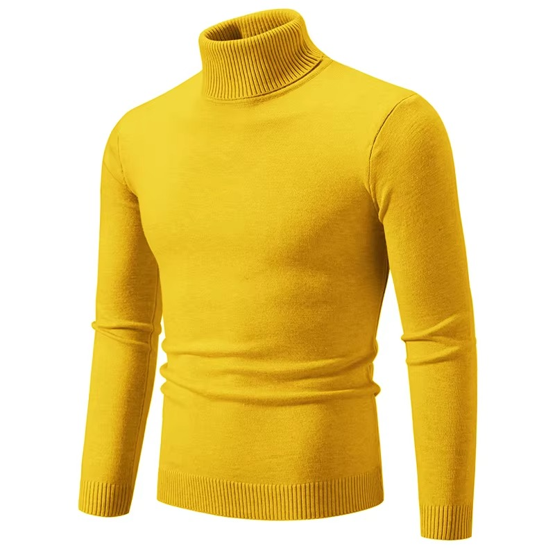 TrendAura Men's Thick Knit Winter Turtleneck Sweater Warm Slim Fit Pullover Casual Everyday