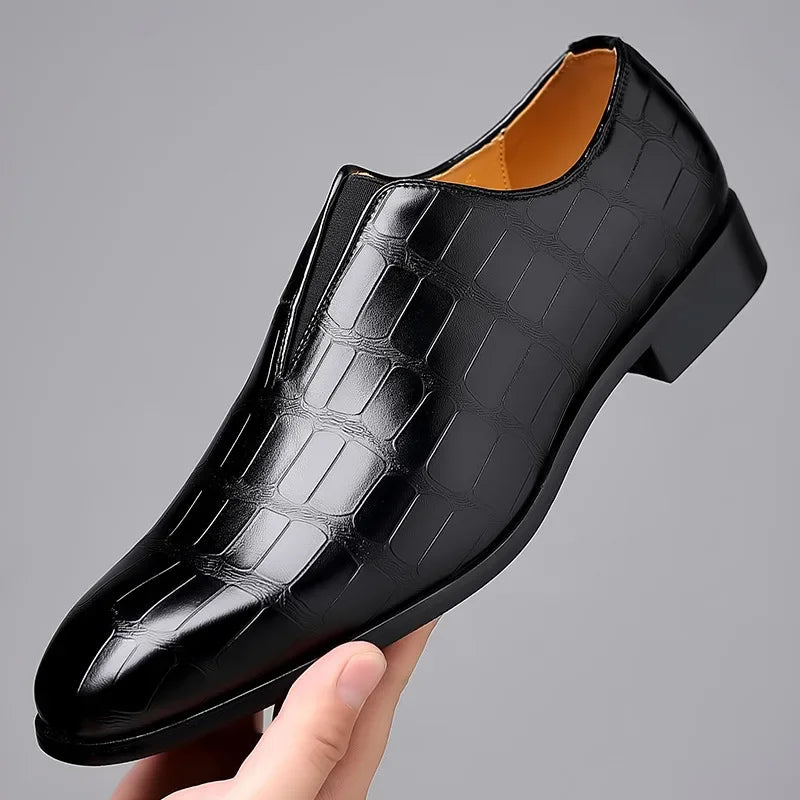High-quality leather loafers for men