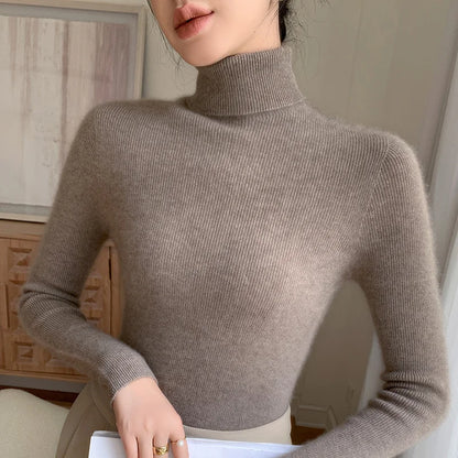 Nicky Wool Turtleneck Sweater For Cold Weather Lovers Timeless Classic Warmth For All Styles