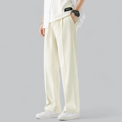 Jerry Men's Wide Straight Pants For Comfort And Style Office To Casual Wear All Day Comfort