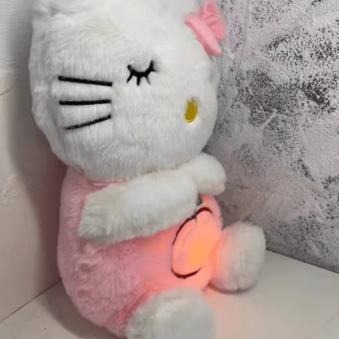 Breathing Plush Toy With Soothing Music for Sleep Calming Teddy Bear for Kids and Adults